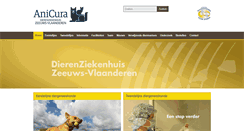 Desktop Screenshot of dierenziekenhuiszeeuwsvlaanderen.nl